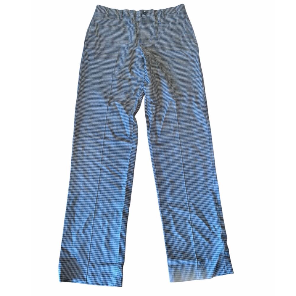 L.L. Bean Class Fit Plaid Pants 100% Wool Men's Size 34 Item 290530